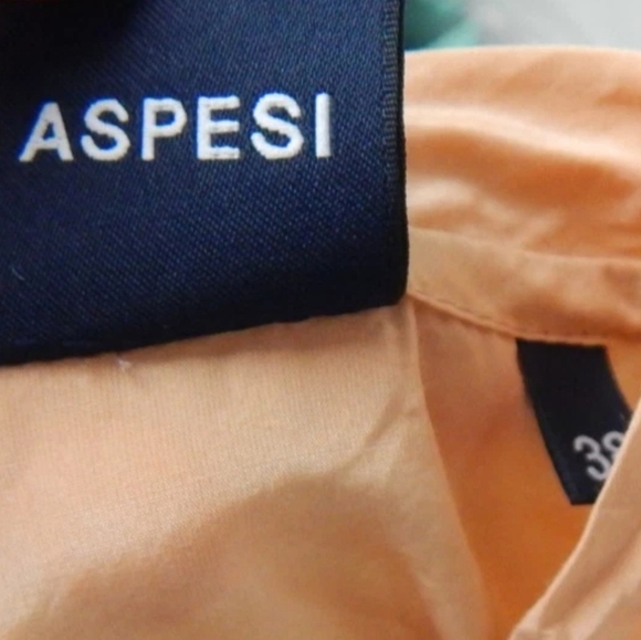 Aspesi Silk Blend Mini Shift Dress - Picture 3 of 4